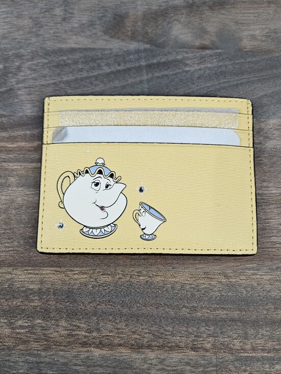 kate spade Handbags - Kate Spade X Disney Beauty And The Beast Small Slim Card Holder